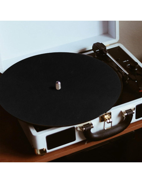 2 Almohadillas de Fieltro Antideslizantes 30x30cm para Tocadiscos