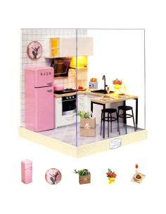 Casa de Muñecas Flever QT-027 DIY con Muebles Creativos