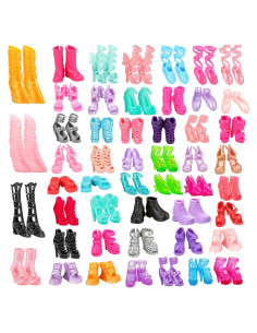 50 pares de zapatos de muñeca Miunana - Tacón y planos 11.5"