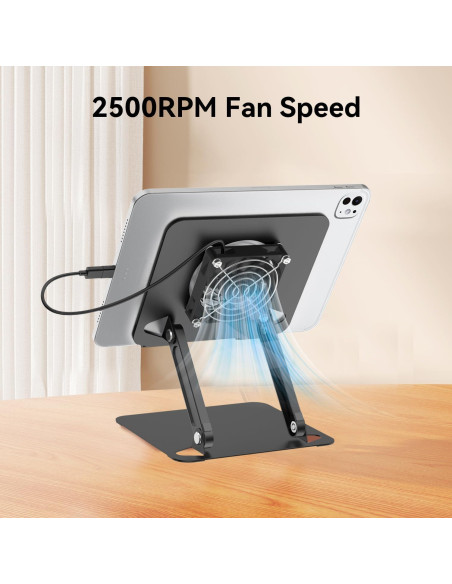 KABCON Soporte Enfriador para Tabletas y Laptops hasta 33 cm