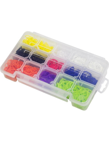 Caja de Almacenamiento Plástica Akro-Mils 05705 15 Compartimentos