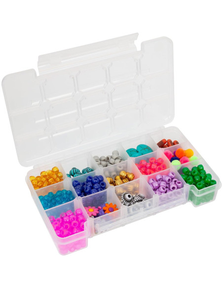 Caja de Almacenamiento Plástica Akro-Mils 05705 15 Compartimentos