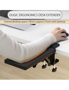 Bandeja de extensión ergonómica WITPOCE 30x15 cm soporte teclado 2