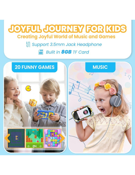 Teléfono Juguete Infantil Windpaint 2.8" Azul Educativo