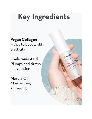 Suero Facial Vegano Aumentador de Colágeno Sonage 7.39 ml