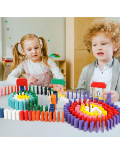 Juego de Dominó 1000 PZS Wondertoys con 11 Bloques Adicionales 2