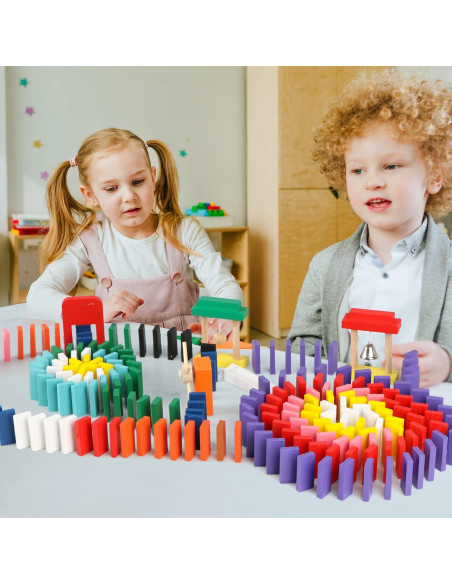 Juego de Dominó 1000 PZS Wondertoys con 11 Bloques Adicionales