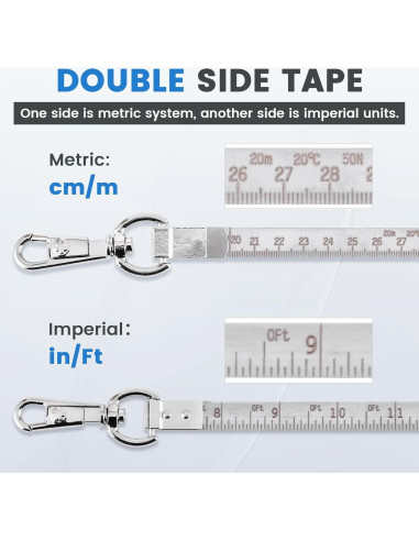 Cinta de Medición de Tanques de Aceite YJINGRUI 10m Acero Inoxidable