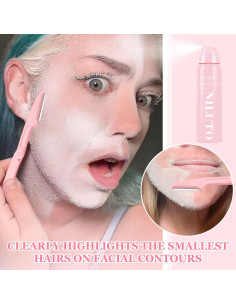 Spray Identificador de Cabello Facial NILUTO - Hidratante Rosa 113g 2