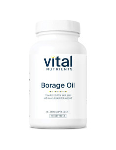 Aceite de Borraja Vital Nutrients 1000mg 60 Gelatinas Blandas