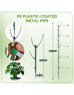 Soportes Apilables para Plantas Monstera AIIONP - 5 Piezas 2