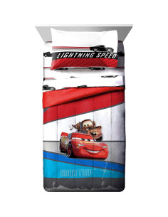 Juego de Cama Twin Jay Franco Cars 5 Piezas Microfibra 2