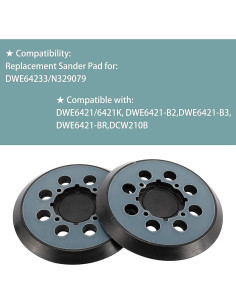 Pad de Lijado 5 Pulgadas Taokyid para DeWalt y Makita 2