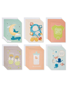 Paquete de Tarjetas de Agradecimiento American Greetings 48 Unidades