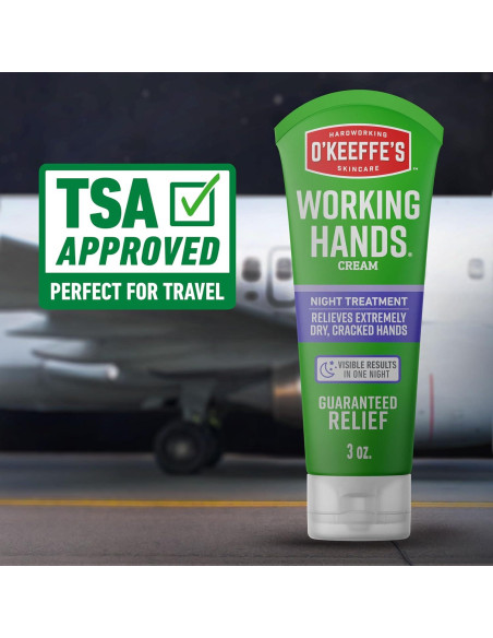 Crema de Manos O'Keeffe's Tratamiento Nocturno 3 oz - Paquete de 2