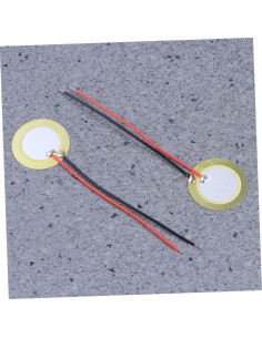 10 Piezas Elementos Piezoeléctricos 20mm Cobre para Guitarras 2