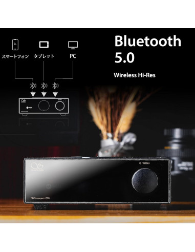 Reproductor de CD Shanling ET3 Negro con Bluetooth y USB