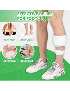 Férula AFO Orthomen XL Izquierdo para Pie Caído - Alivio Neuropatía 2