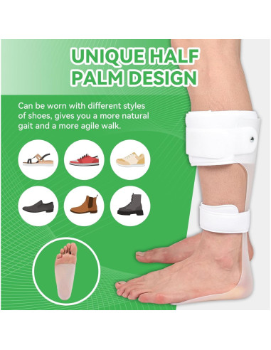 Férula AFO Orthomen XL Izquierdo para Pie Caído - Alivio Neuropatía