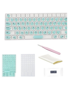 Calcomanías para Teclado WANTHER Uñas Largas Rosa Verde 70 Pcs