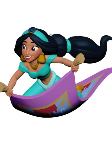 Adorno Navideño Hallmark 2025 Jasmine Aladino 6.35x6.35x9.53cm