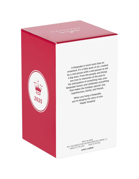 Adorno Navideño Hallmark 2025 Jasmine Aladino 6.35x6.35x9.53cm