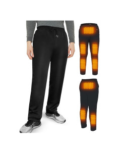 Pantalones Térmicos Calentados FERNIDA para Hombre - Negro