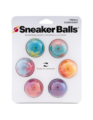 Eliminador de Olores para Zapatos Sneaker Balls - Paquete de 6