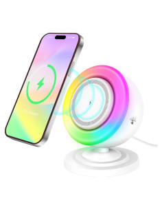 Altavoz Bluetooth 4 en 1 SpaceInside con Cargador 15W Luz RGB