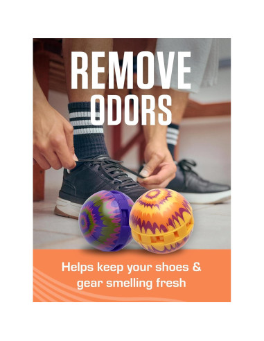 Eliminador de Olores para Zapatos Sneaker Balls - Paquete de 6