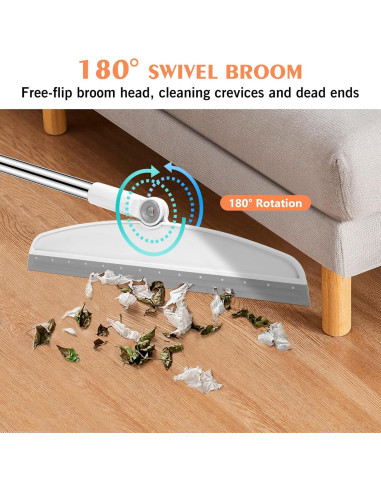 Escoba Mágica Multifuncional NACENA 137 cm Silicona Blanca