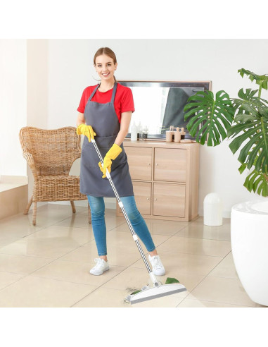 Escoba Mágica Multifuncional NACENA 137 cm Silicona Blanca