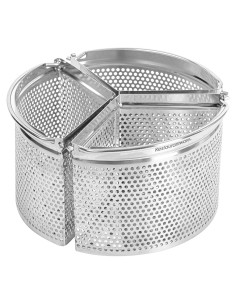 Cesta de Vapor 3 Piezas Restaurantware Acero Inoxidable 18.4 cm