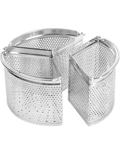 Cesta de Vapor 3 Piezas Restaurantware Acero Inoxidable 18.4 cm 2