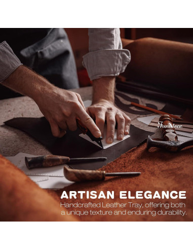 Bandeja de Carga Inalámbrica de Cuero Funistree 15W