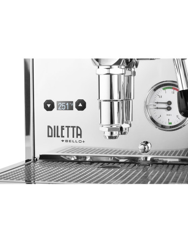 Máquina de Espresso Diletta Bello+ Acero Inoxidable 26.31kg