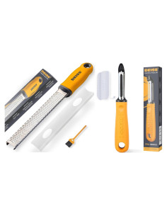 Rallador de Queso y Cítricos Deiss PRO + Pelador de Verduras