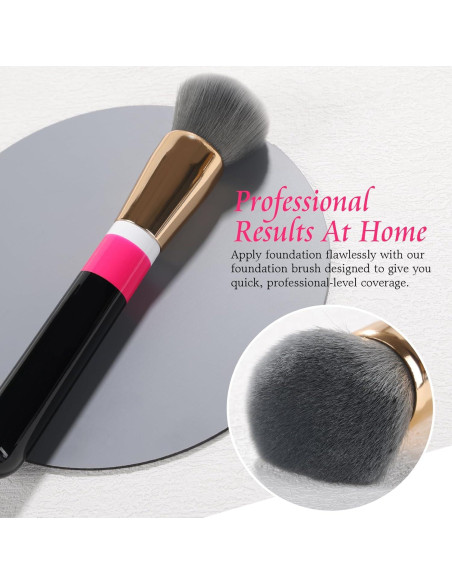 Brocha de Maquillaje Banidy para Polvo y Fundación - Cerdas Suaves