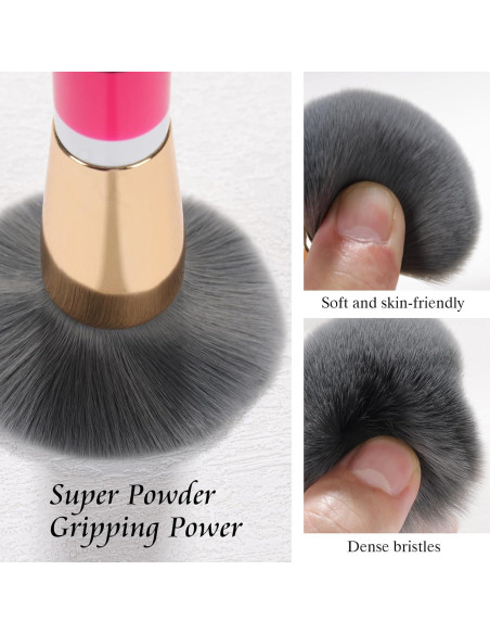 Brocha de Maquillaje Banidy para Polvo y Fundación - Cerdas Suaves