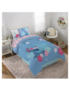 Juego de Cama Twin Jay Franco Lilo & Stitch 5 Piezas