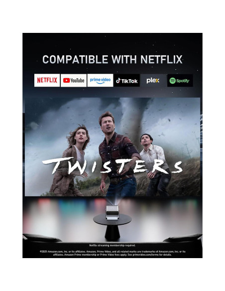 Proyector XuanPad Full HD 1080P Portátil WiFi Bluetooth 6