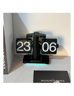 Reloj Digital de Volteo Itigoitie Retro con Luz Nocturna