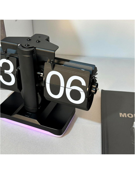 Reloj Digital de Volteo Itigoitie Retro con Luz Nocturna