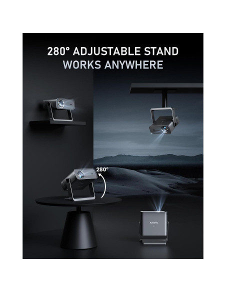 Proyector XuanPad Full HD 1080P Portátil WiFi Bluetooth 6