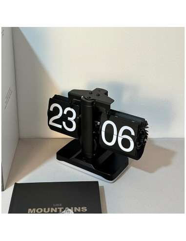 Reloj Digital de Volteo Itigoitie Retro con Luz Nocturna