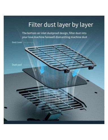 Base de Enfriamiento PHAPPY para Laptop Gamer 14-17" RGB