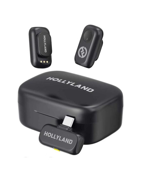 Micrófono Inalámbrico Hollyland Lark A1 para iPhone y Android, 48kHz/24-bit, Cancelación de Ruido