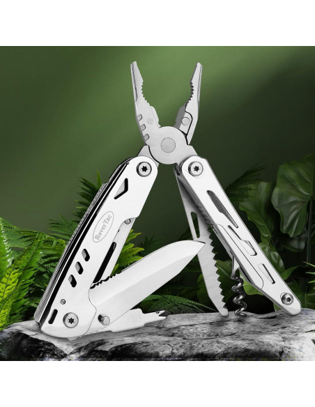 Cuchillo Multiuso RoverTac 18 en 1 Acero Inoxidable Camping