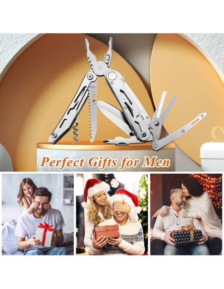 Cuchillo Multiuso RoverTac 18 en 1 Acero Inoxidable Camping