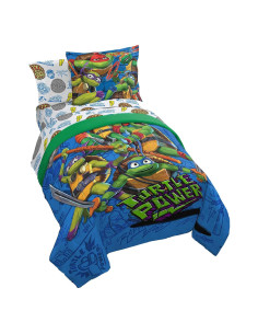 Conjunto de Edredón Completo Jay Franco Tortugas Ninja 7 Piezas